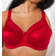 Goddess Keira Banded Bra - Crimson