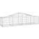vidaXL Gabionkurver Buede 5 Stk 200x50x40/60 Cm Galvanisert Jern