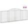 vidaXL Cesti Gabbioni Ad Arco 10 pz 300x30x100/120 cm Ferro Zincato