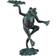 Relaxdays Garden Frog Figurine, Weatherproof, In- &