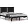 vidaXL black, 140 Solid Wood Pine Bed Frame Bed Base