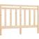 vidaXL brown, 146 Solid Pine Bed Wooden Headboard