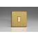 Varilight 13A Unswitched Fused Spur Brushed Brass