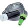 Rule iL200K Marine 200 GPH Inline Submersible Pump 12-Volt, Intermittent Duty Kit Beige