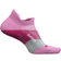 Feetures Elite Light Cushion No Show Tab - Push Thru Pink