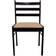 vidaXL Rubberwood Solid Køkkenstol 81cm 4stk