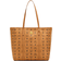 MCM Aren Top-Zip Shopper - Cognac