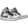 NIKE Air Jordan 1 Mid M - Light Smoke Grey/Black/White