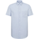 Seidensticker Non-iron Fil a Fil Short Sleeve Business Shirt - Light Blue