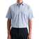 Seidensticker Non-iron Fil a Fil Short Sleeve Business Shirt - Light Blue