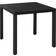 vidaXL 3 Piece Garden Black and Brown Patio Dining Set