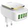 Ldnio oplader LDNIO A4405 4USB, LED-lampe USB-C-kabel