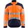 Blåkläder 408915135389XXL Inhärent Multinorm Jacke, High Vis Orange/Marineblau, Größe