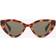 Moschino In Schildpatt-optik Buckle Braunorange