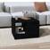 vidaXL Engineered Wood Black Sofabord 50x50cm