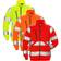 Fristads dame sweatshirt jakke 7427 SHV, Hi-vis Orange