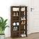 vidaXL 815977 Brown Oak Shoe Rack 27.5x102cm 2pcs