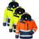 Fristads dame vinterjakke 4143 PP, Hi-vis Orange/Marine