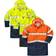 Fristads High Vis Regenmantel Kl. 4634 RS Größe Warnschutz-Gelb/Schwarz