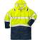 Fristads High Vis Regenmantel Kl. 4634 RS Größe Warnschutz-Gelb/Schwarz