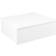 AC Design Furniture Avignon Nuit Accroché 1 Tiroir Blanc Table de chevet 32x37cm