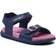 Geox FOMMIEX Gir Sandal, Navy/DK PINK