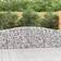 vidaXL Cesti Gabbioni Ad Arco 8 pz 400x30x80/100 cm Ferro Zincato Arredo Giardino