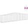 vidaXL Gabionkurver Buede 10 Stk 400 x 50 x 80 cm