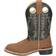 Smoky Mountain Boots Childrens Blaze Stitched Design Rubber Sole Square Toe - Brown/Black