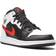 Jordan 1 Mid GS - White/Black/Chile Red