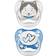 Dr. Brown's Fopspeen prevent animal faces F2 blauw