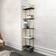 Decorotika Alice Industrial 5-Tier Corner Book Shelf
