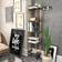 Decorotika Alice Industrial 5-Tier Corner Book Shelf