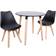 Life Interiors Round Lorenzo Dining Set 80cm 3pcs