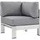 modway Shore Collection EEI-2264-SLV-GRY Corner Modular Sofa