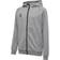 Hummel Kid's Move Grid Cotton Zip Hoodie - Grey Melange (215008-2006)