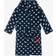 Playshoes girl's heart pattern fleece blue dressing gown. 11-12yrs