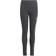 adidas Essentials Linear Logo Cotton Leggings - Dark Grey Heather/Easy Green