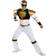 Disguise Classic Muscle White Ranger Adult Costume Orange/White