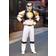 Disguise Classic Muscle White Ranger Adult Costume Orange/White