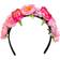 Boland Carnaval verkleed Tiara/diadeem Tropische bloemen dames/meisjes Fantasy/Tropical/Hawaii thema