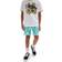 Vans Badeshorts Always Aloha - Aqua/Hvid