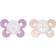Chicco Silikone Sut Physio Comfort Girl 6-16 M 2u