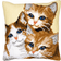 Vervaco Vervaco cross stitch kit: cushion: kittens