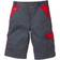 Kansas Industrie-Shorts Icon Two - Grau/Schwarz