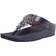 Fitflop Women's Rumba Beaded Toe-Post Sandals, Midnight Navy