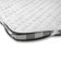 Borganäs 42036 Rullemadras Hvid (200x140cm)