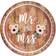 Mr. and Mrs. Rustic Wedding Theme Disposable Paper Plates 9" 80pcs