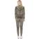 White Mark Women's Velour Tracksuit Set - Olive