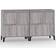 vidaXL Credenze 2pz Grigio Sonoma 60x35x70 cm In Legno Multistrato Madia